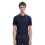 Anthony Jackson Premium Erkek Triko Polo Tişört, Alberto (Lacivert, S)
