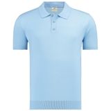 Anthony Jackson Premium Erkek Triko Polo Tişört Antonio (Açık Mavi, M)