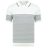 Anthony Jackson Premium Erkek Triko Polo Tişört Emiliano (Beyaz, S)