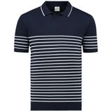 Anthony Jackson Premium Erkek Triko Polo Tişört Emiliano (Lacivert, S)