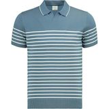 Anthony Jackson Premium Erkek Triko Polo Tişört Emiliano - Orta Koyu İndigo
