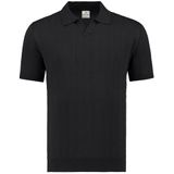 Anthony Jackson Premium Erkek Triko Polo Tişört Ravello (Siyah, S)