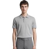 Anthony Jackson Premium Erkek Triko Polo Yaka T-Shirt Giovanni - Gri - XL