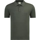 Anthony Jackson Premium Erkek Triko Polo Yaka T-Shirt Giovanni - Haki - 2XL