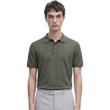 Anthony Jackson Premium Erkek Triko Polo Yaka T-Shirt Giovanni - Haki - 2XL