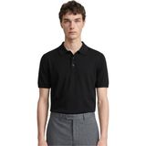 Anthony Jackson Premium Erkek Triko Polo Yaka T-Shirt Giovanni - Siyah - 2XL