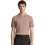 Anthony Jackson Premium Erkek Triko Polo Yaka T-Shirt Ravello - Açık Kahverengi - 2XL