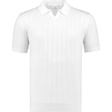 Anthony Jackson Premium Erkek Triko Polo Yaka T-Shirt Ravello - Beyaz - 2XL