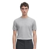 Anthony Jackson Premium Erkek Triko Tişört Vittorio (Gri, XL)