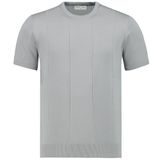 Anthony Jackson Premium Erkek Triko Tişört Vittorio (Gri, XXL)