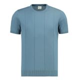 Anthony Jackson Premium Erkek Triko Tişört Vittorio (İndigo, XL)