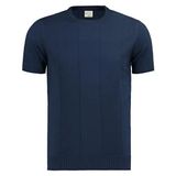 Anthony Jackson Premium Erkek Triko Tişört Vittorio Kısa Kol Nefes Alan Organik Kumaş ile Şık Tasarım - XL - Lacivert