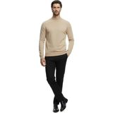 Anthony Jackson Premium Erkek Yarım Balıkçı Yaka Triko Kazak Gregorio (BEJ, 2XL)