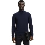 Anthony Jackson Premium Erkek Yarım Balıkçı Yaka Triko Kazak Gregorio (LACİVERT, XL)