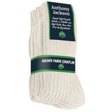 Anthony Jackson%100 Doğal Pamuktan Üretilmiş 4'lü Kutu Dikişsiz Ribana Örgü Bio Naturel Kadın ve Erkek Çorap NaturWalk (207 B - EKRU, 38-40)