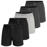 Anthony Jackson%100 Pamuk 5'li Kutu Premium Havlu Bel Erkek Boxer Valerio (AJ-351 B, 5XL)
