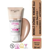 Anti-Aging Renkli Sıvı Güneş Kremi Bronz Renk- Yeni Nesil Güneş Filtreli Hibrit Formül 50 ml