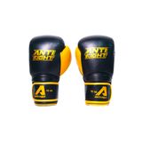 anti fight Golden Black Deri Boks Eldiveni