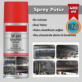 Anti Gravel Sprey Pütür Su Tutmaz Ses Yalıtımlı Boyanabilir Kaplama Araç Araba Çamurluk Koruma 400ML - 1 - Siyah