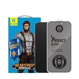 Anti-Peep Privacy Full Display iPhone 15 Pro Uyumlu Göz Yormayan Hayalet Cam Ekran Koruyucu
