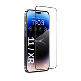 [ANTİ STATİC EKRAN KORUYUCU] For iPhone 11 ile uyumlu Ekstra HD Kırılmaz Cam Tam Kaplayan Su İtici Safir Ekran Koruyucu + Uygulama Bezleri (11/XR)