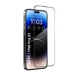 [ANTİ STATİC EKRAN KORUYUCU] For iPhone 13ProMax ile uyumlu Ekstra HD Kırılmaz Cam Tam Kaplayan Su İtici Safir Ekran Koruyucu + Uygulama Bezleri (Şeffaf, 13ProMax)