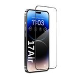[ANTİ STATİC EKRAN KORUYUCU] For iPhone 17AİR ile uyumlu Ekstra HD Kırılmaz Cam Tam Kaplayan Su İtici Safir Ekran Koruyucu + Uygulama Bezleri (Şeffaf, 17AİR)