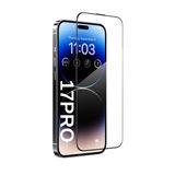 [ANTİ STATİC EKRAN KORUYUCU] For iPhone 17PRO ile uyumlu Ekstra HD Kırılmaz Cam Tam Kaplayan Su İtici Safir Ekran Koruyucu + Uygulama Bezleri (Şeffaf,17PRO)