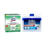Antibakteriyel Çamaşır Makinesi Temizleyici Çam ve Okaliptus Ferahlığı 250 ml ve Finish Bulaşık Makinesi Temizleyicisi (1 x 250 Ml) - Option-1