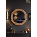 Antik Ahşap Oval Dekoratif Ayna Dresuar Boy Koridor Konsol Aynası Banyo Oda Lavabo Wc Mutfak Makyaj Aynası Yn-106