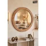 Antik Ahşap Oval Dekoratif Ayna Dresuar Boy Koridor Konsol Aynası Banyo Oda Lavabo Wc Mutfak Makyaj Aynası Yn-107
