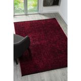 Antik Bordo Halı Yıkanabilir Kaymaz Taban Şönil Kilim Dokuma Pamuk Taban Kilim 10115A Bordo 80 x 250