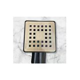 Antik Gold Banyo Yer Süzgeci 10*10 Banyo Gideri Antik Gold Renk Pirinç