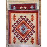 Antik Kilimden Büyük Boy Motosiklet, Heybesi 2 Gözlü, Kilim Çanta, Kırmızı - 50 x 45 cm