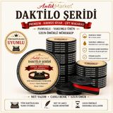 Antik Market Premium Daktilo Şeridi Kırmızı Siyah Çift Makaralı