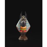 Antik Mısır Tanrısı Anubis Büst-Figür-Biblo 15 CM (Orta Boy)