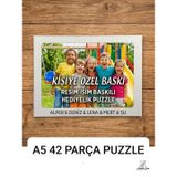 Antik-San Kişiye Özel Baskılı Puzzle/Yapboz A5 42 Parça