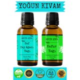 Antik Şifa %100 Saf Çay Ağacı Uçucu Yağı ve Kafur Uçucu Yağı 10 ml + 10 ml