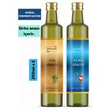 Antik Şifa Alıç Sirkesi Ve Elma Sirkesi ( 250 Ml + 250 Ml ) - Doğal Fermente