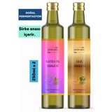 Antik Şifa Alıç Sirkesi Ve Kızılcık Sirkesi ( 250 Ml + 250 Ml) - Doğal Fermente