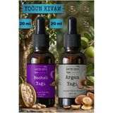 Antik Şifa Baobab Yağı Ve Argan Yağı (20Ml + 20Ml) - Doğal Saç Bakım Yağı Seti