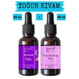 Antik Şifa Baobab Yağı ve Üzüm Çekirdeği Yağı (20ml + 20ml) -%100 Doğal Soğuk Sıkım Yüz Yogası Yağı Seti