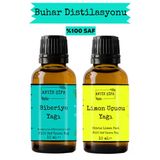 Antik Şifa Biberiye Yağı Ve Limon Kabuğu Uçucu Yağı (10Ml + 10 Ml)- %100 Saf Seyreltilmemiş