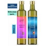Antik Şifa Elma Sirkesi Ve Kızılcık Sirkesi ( 250 Ml + 250 Ml) - Doğal Fermente