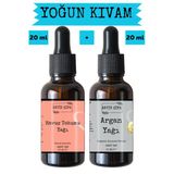 Antik Şifa Havuç Tohumu Yağı ve Argan Yağı 2 x 20 ml - %100 Soğuk Sıkım Saf
