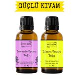 Antik Şifa Lavanta Yağı Ve Limon Yağı (10ML 10ML) - %100 Seyreltilmemiş, Doğal Uçucu Yağlar