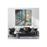 Antik Sütunlar Kanvas Tablo Salon Tablosu Modern Baskı Tablo