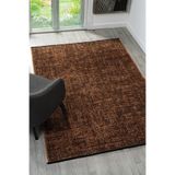Antik Taba Halı Yıkanabilir Kaymaz Taban Şönil Kilim Dokuma Pamuk Taban Kilim 10101A Taba 200 x 290