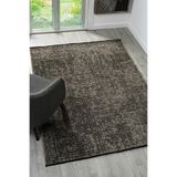 Antik Vizon Halı Yıkanabilir Kaymaz Taban Şönil Kilim Dokuma Pamuk Taban Kilim 10112A Vizon 160 x 300