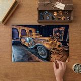Antika Araba - Nostalji Tasarımı 240 Parça Ahşap Puzzle Ahşap Kutuda MP02370